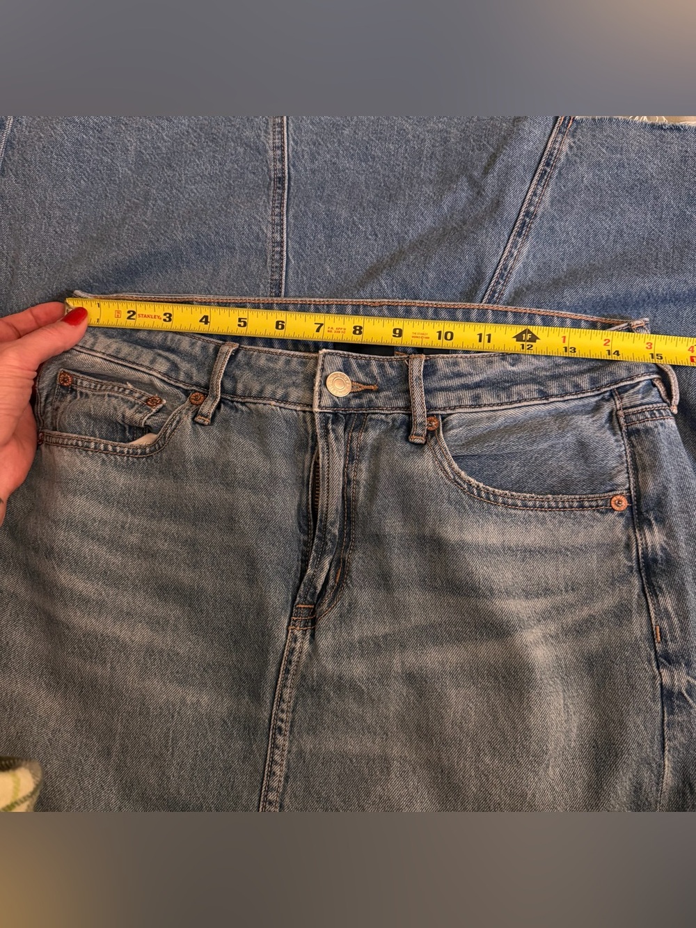 American Eagle Outfitters Blue denim skirt - Picture 11 of 13